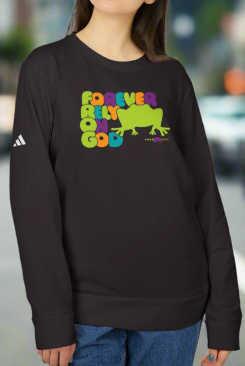adidas Unisex Fleece Crewneck Sweatshirt FROG Frog by Frog Geeks