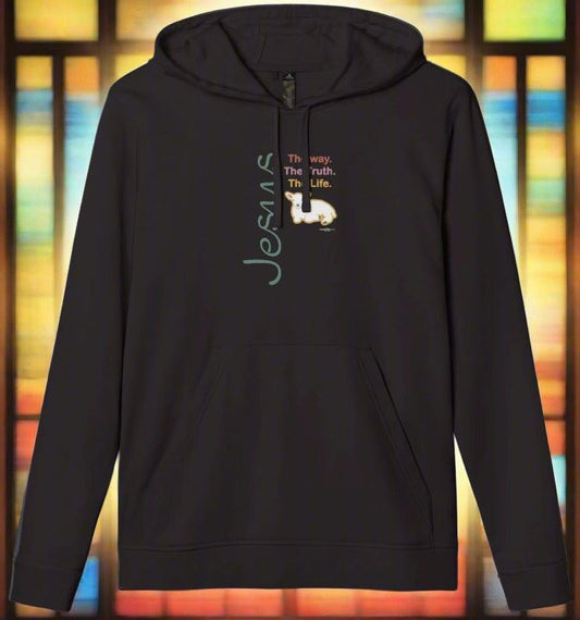adidas Unisex Fleece Hoodie Jesus by Frog Geeks