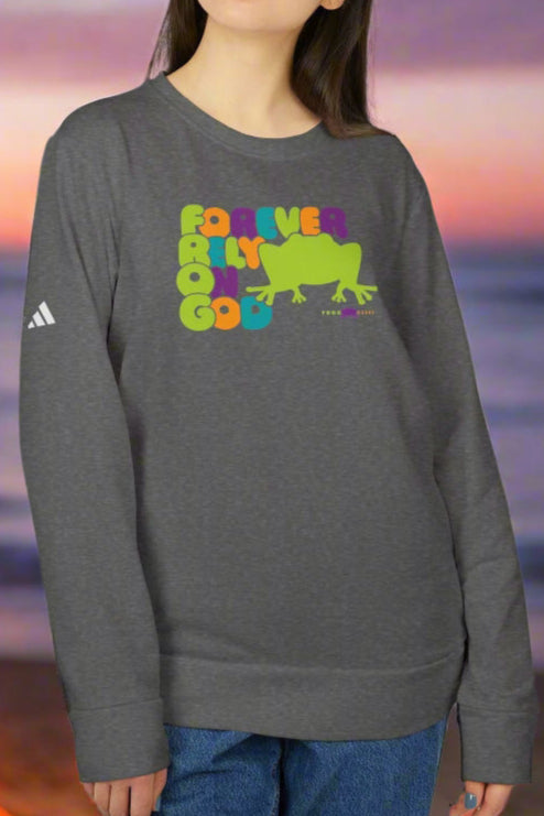 adidas Unisex Fleece Crewneck Sweatshirt FROG Frog by Frog Geeks
