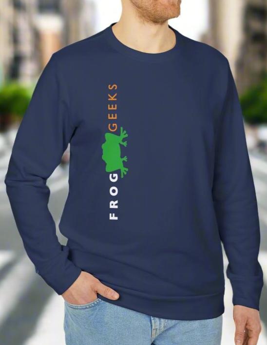 adidas Unisex Fleece Crewneck Sweatshirt Vert Frog Geeks