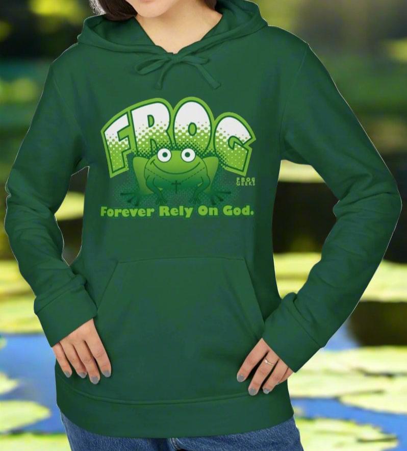 adidas Unisex Fleece Hoodie Frog by Frog Geeks