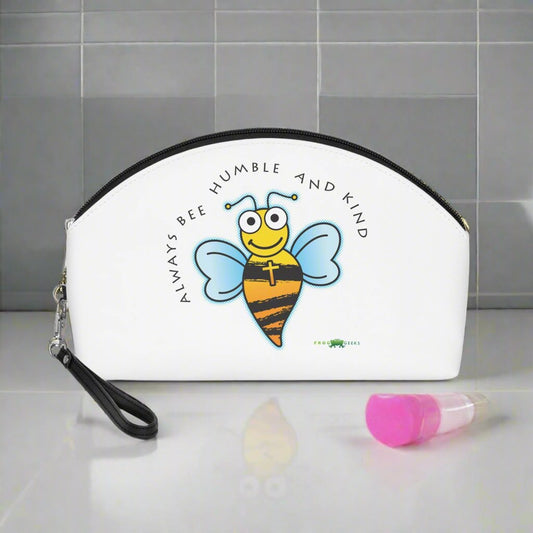 Cosmetic/Makeup Bag Always Bee Humble & Kind by Frog Geeks