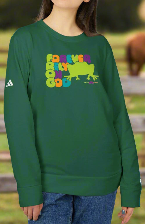 adidas Unisex Fleece Crewneck Sweatshirt FROG Frog by Frog Geeks