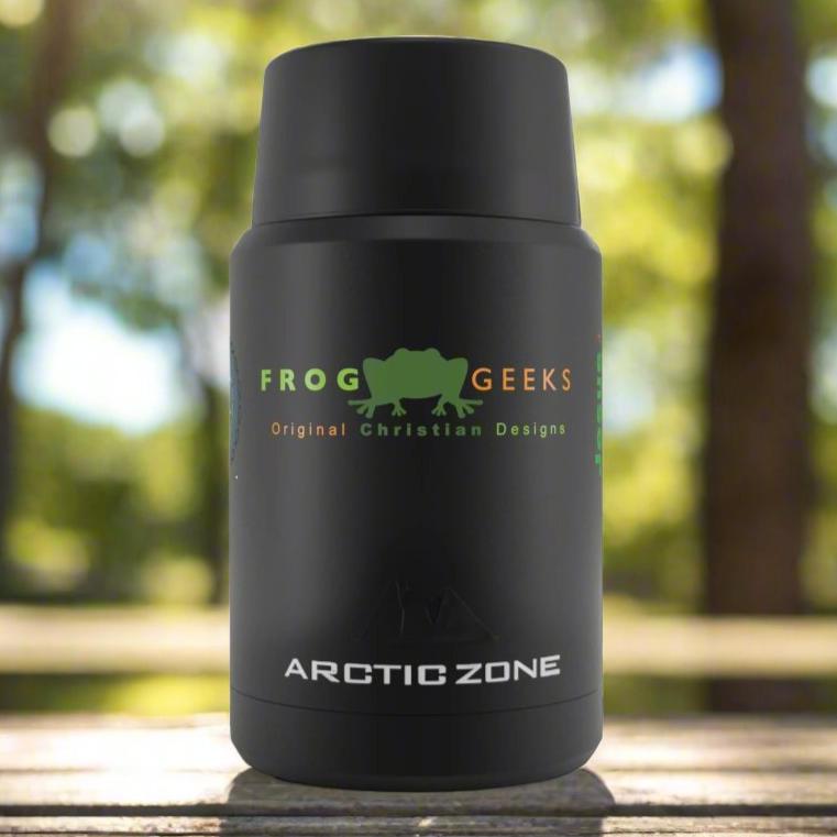 Titan Copper Insulated Food Storage with Frog Geeks Original Christian Designs x 2