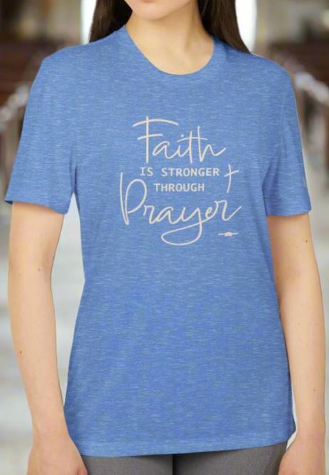 adidas Unisex Sport T-shirt Faith Prayer by Frog Geeks