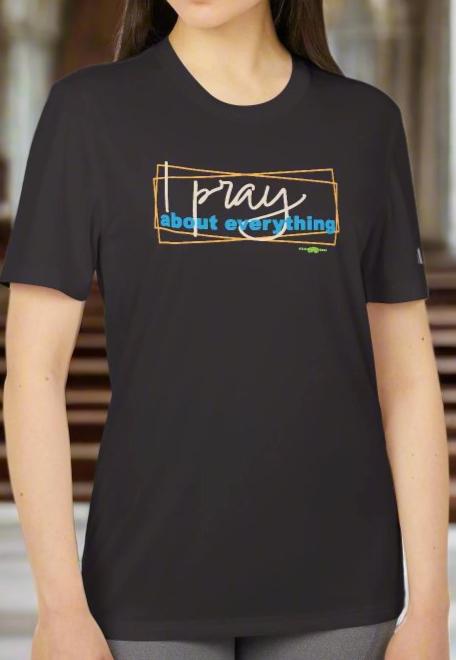 adidas Unisex Sport T-shirt I Pray by Frog Geeks