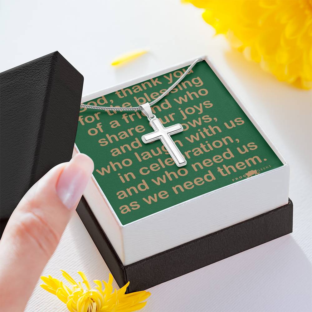 Friend Cross by Frog Geeks Original Christian Designs