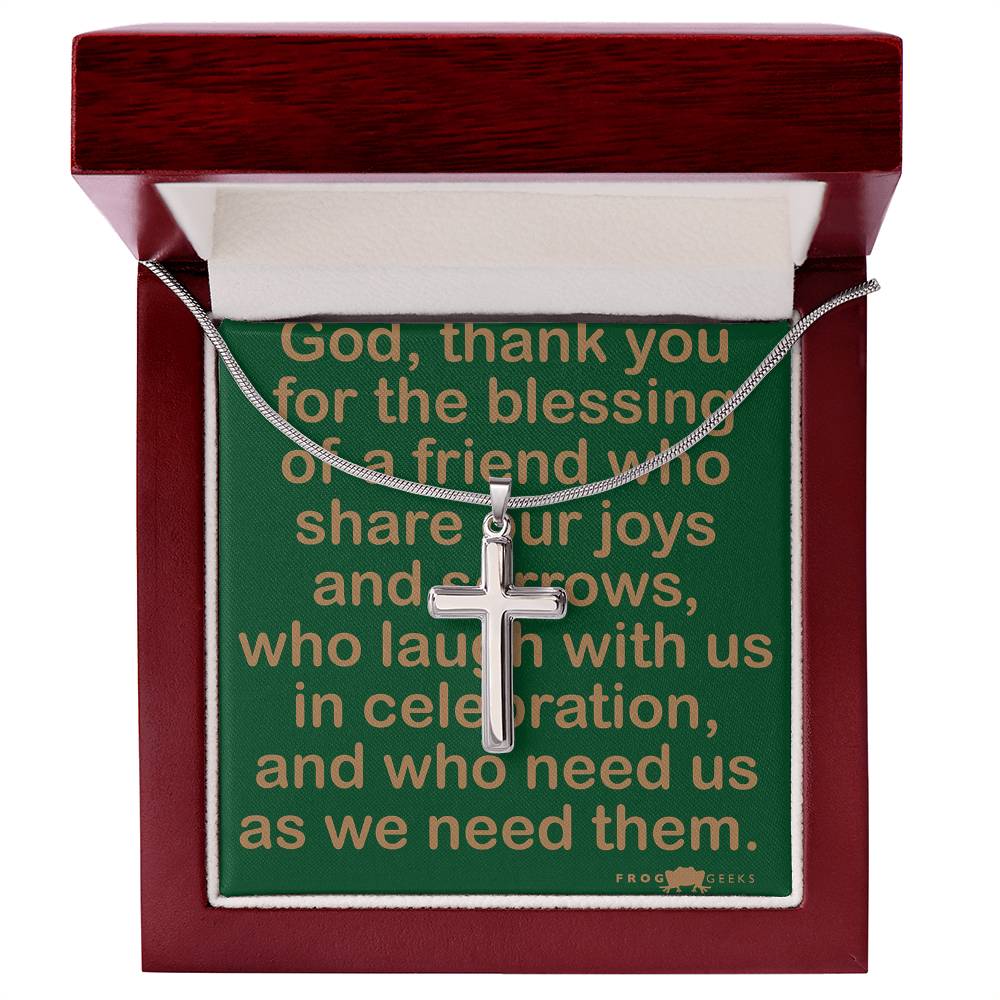Friend Cross by Frog Geeks Original Christian Designs