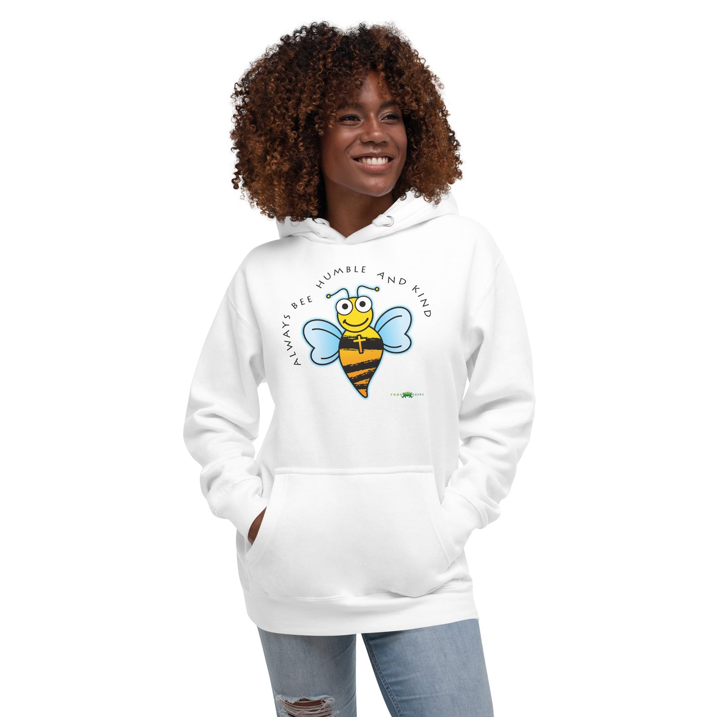 Unisex Hoodie - Always BEE Humble by Frog Geeks