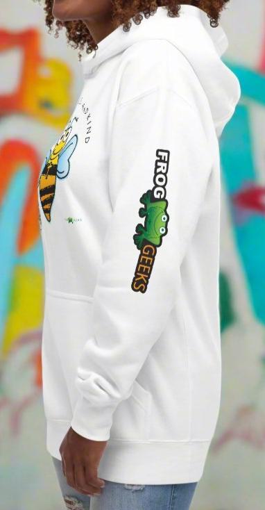 Unisex Hoodie - Always Bee Humble and Kind by Frog Geeks