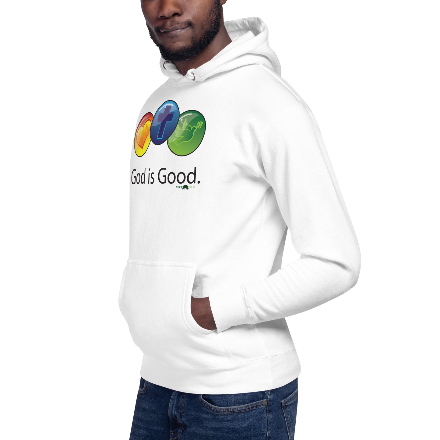 Unisex Hoodie - God is Good by Frog Geeks Original Christian Designs