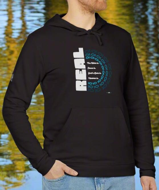 adidas Unisex Fleece Hoodie REAL by Frog Geeks
