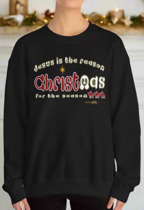 Unisex Heavy Blend™ Crewneck Sweatshirt Jesus is the reason by Frog Geeks