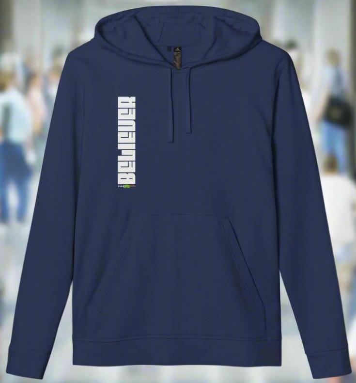 adidas Unisex Fleece Hoodie Believer by Frog Geeks