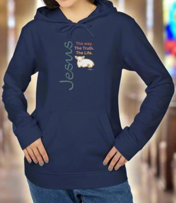 adidas Unisex Fleece Hoodie Jesus by Frog Geeks
