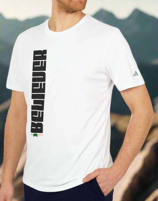 adidas Unisex Sport T-shirt BELIEVER by Frog Geeks