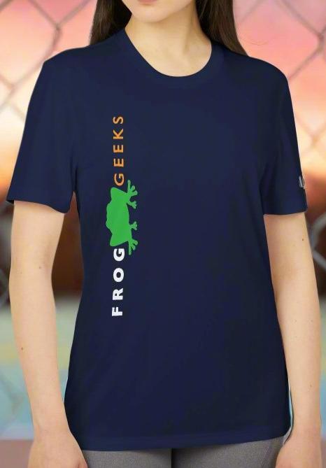 adidas Unisex Sport T-shirt Vert Frog Geeks logo