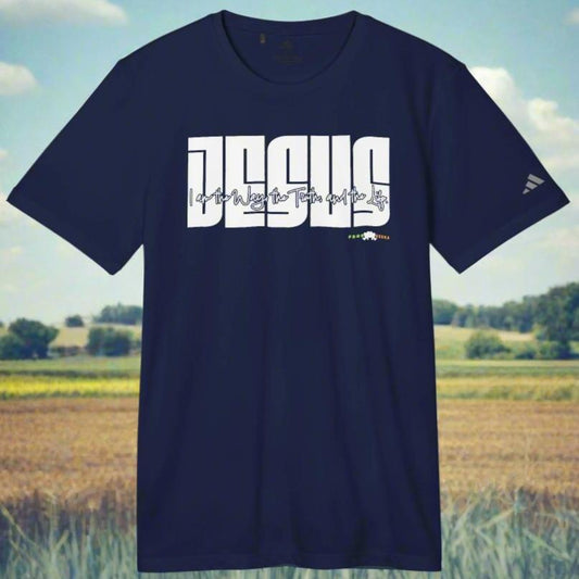 adidas Unisex Sport T-shirt Jesus: I am the Way by Frog Geeks