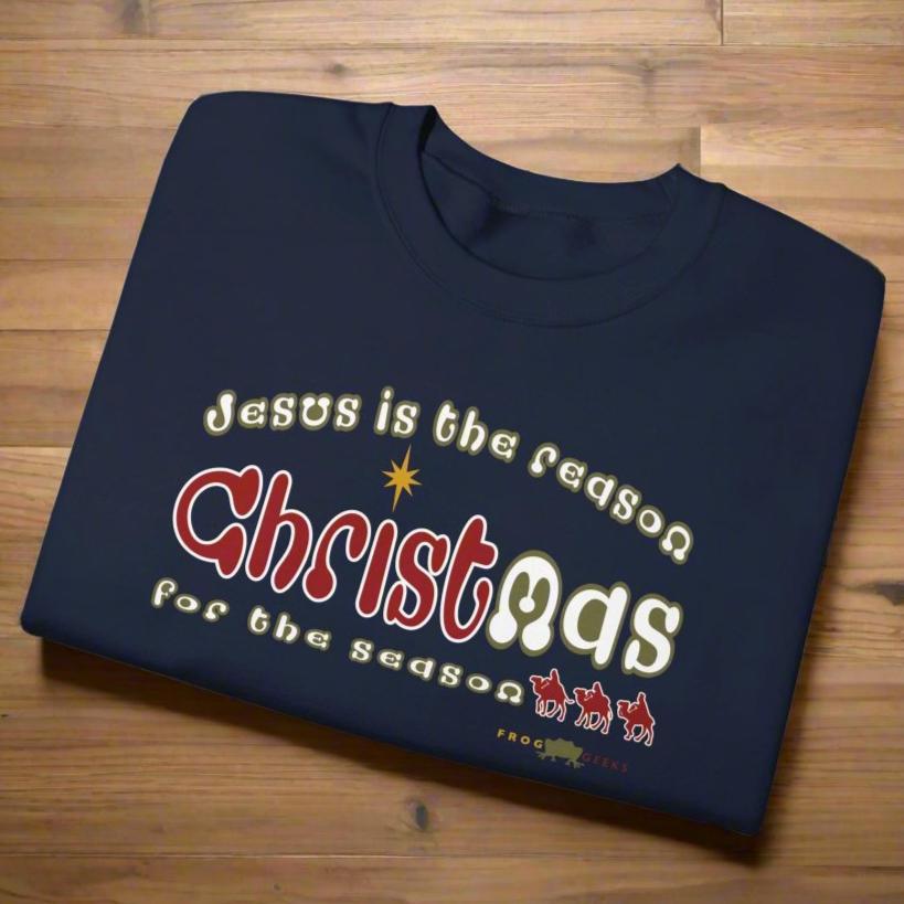 Unisex Heavy Blend™ Crewneck Sweatshirt Jesus is the reason by Frog Geeks