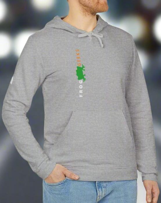 adidas Unisex Fleece Hoodie Frog Geeks Vert