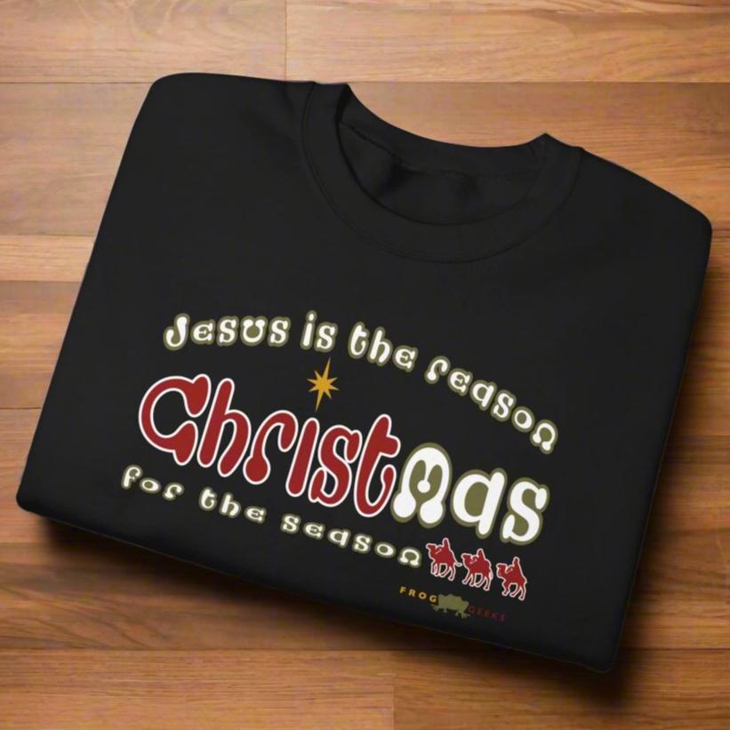 Unisex Heavy Blend™ Crewneck Sweatshirt Jesus is the reason by Frog Geeks