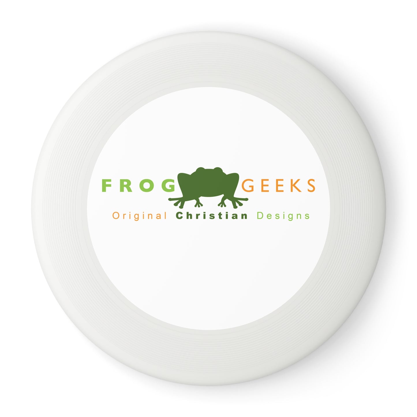 Frisbee - Frog Geeks Brand Logo