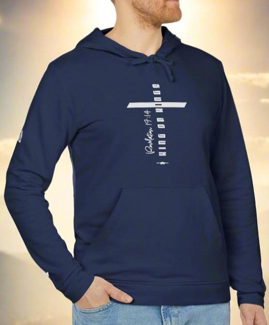 adidas Unisex Fleece Hoodie King of Kings by Frog Geeks
