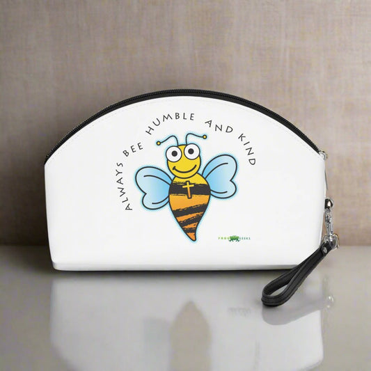 Cosmetic/Makeup Bag Always Bee Humble & Kind by Frog Geeks