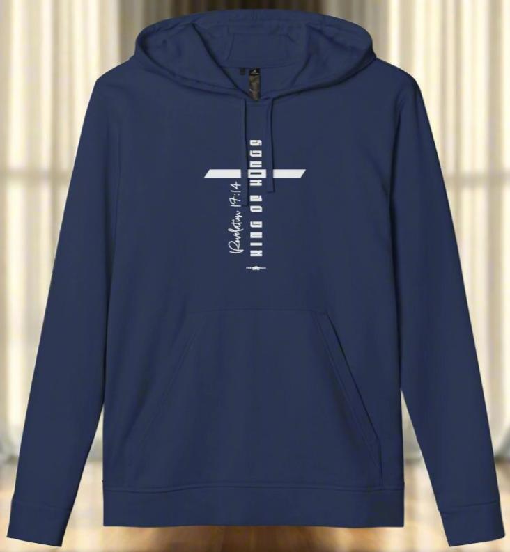 adidas Unisex Fleece Hoodie King of Kings by Frog Geeks