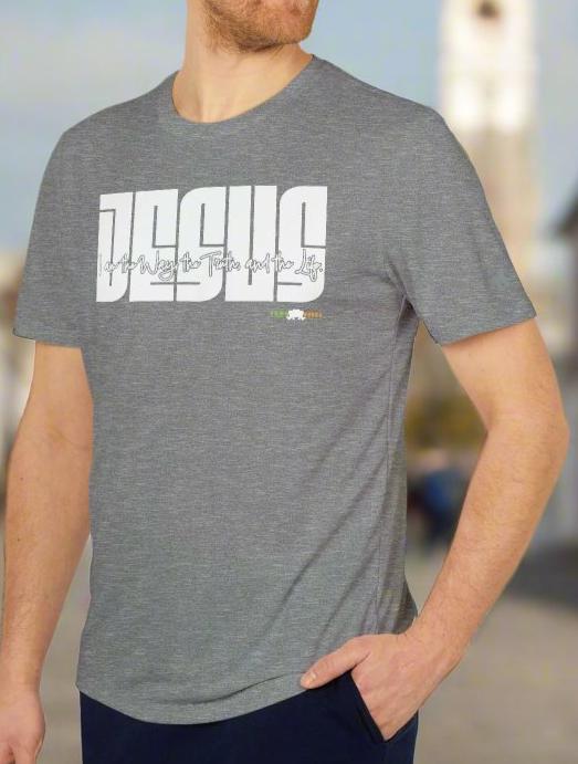 adidas Unisex Sport T-shirt Jesus: I am the Way by Frog Geeks