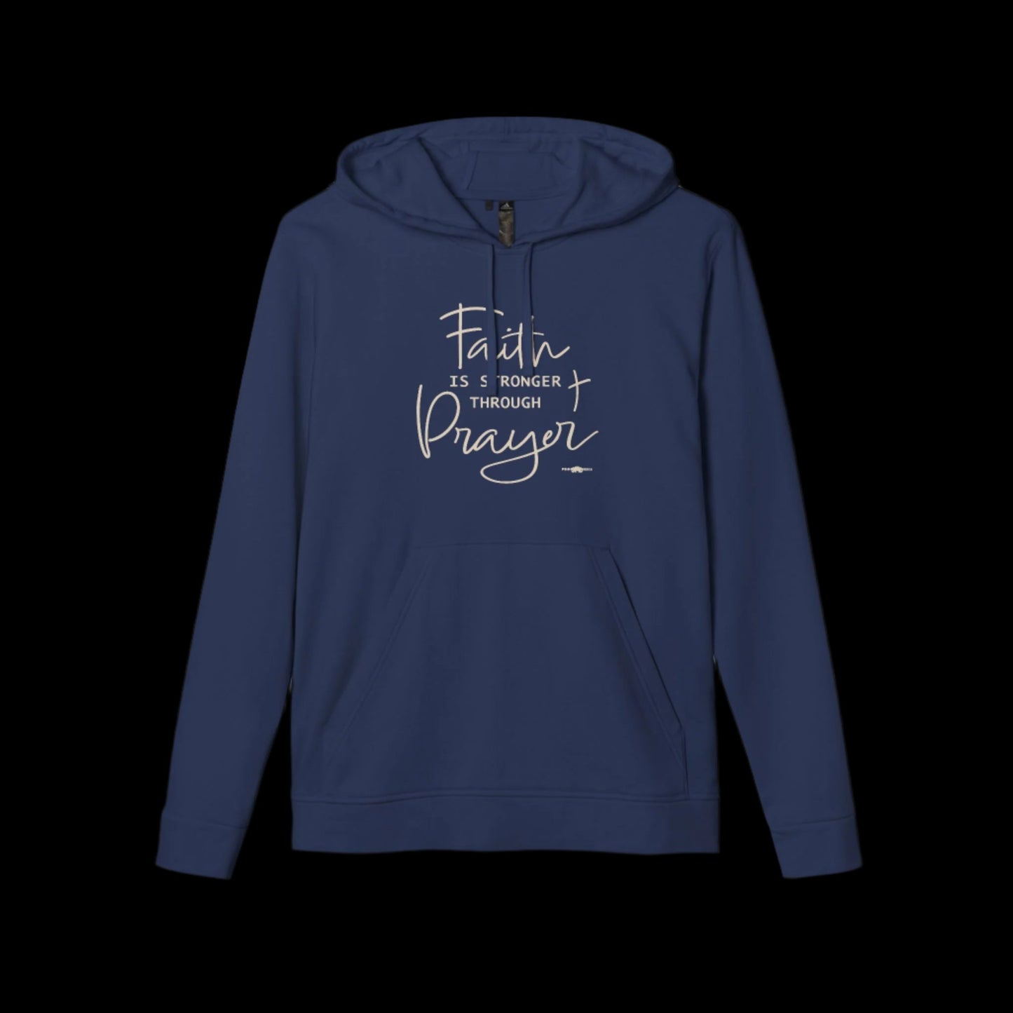 adidas Unisex Fleece Hoodie Faith Prayer by Frog Geeks