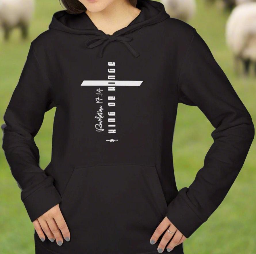 adidas Unisex Fleece Hoodie King of Kings by Frog Geeks