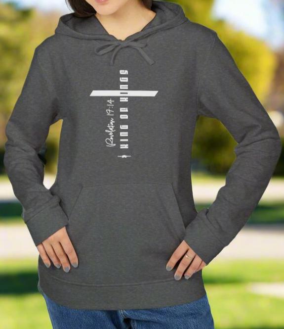 adidas Unisex Fleece Hoodie King of Kings by Frog Geeks