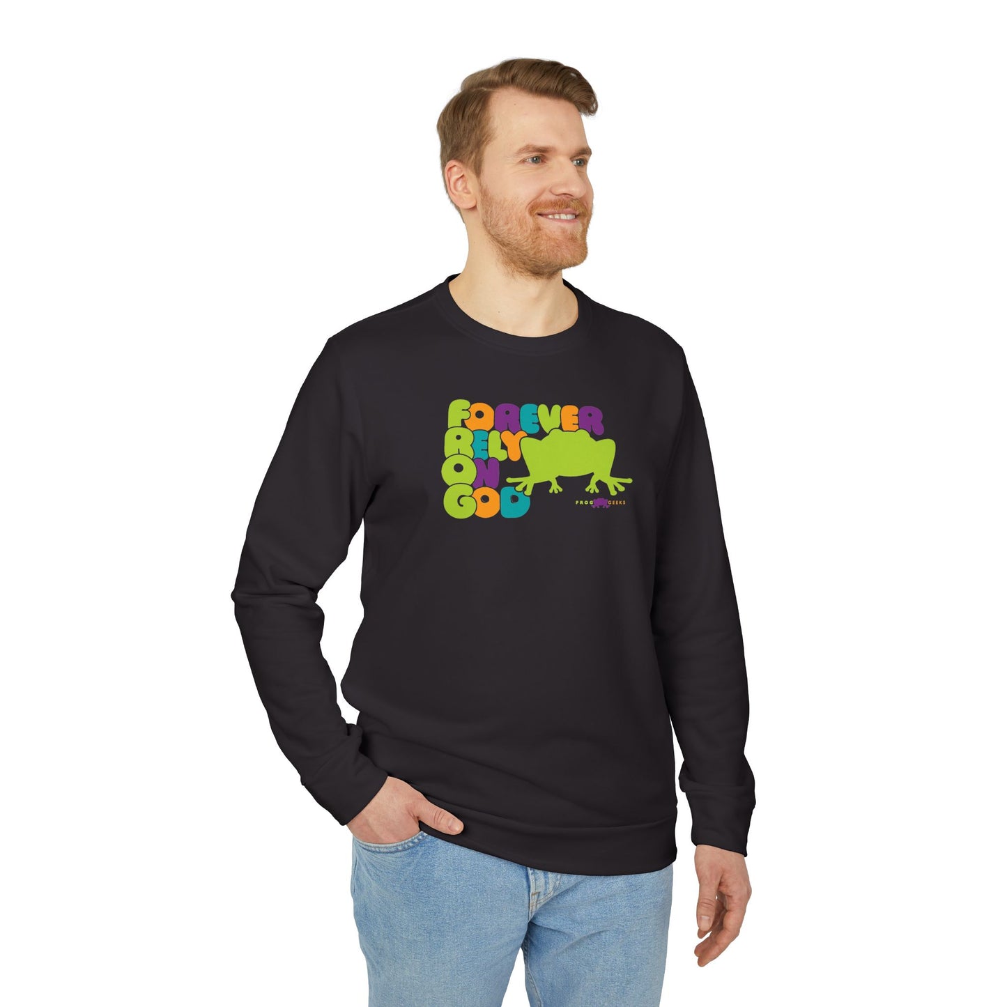 adidas Unisex Fleece Crewneck Sweatshirt FROG Frog by Frog Geeks