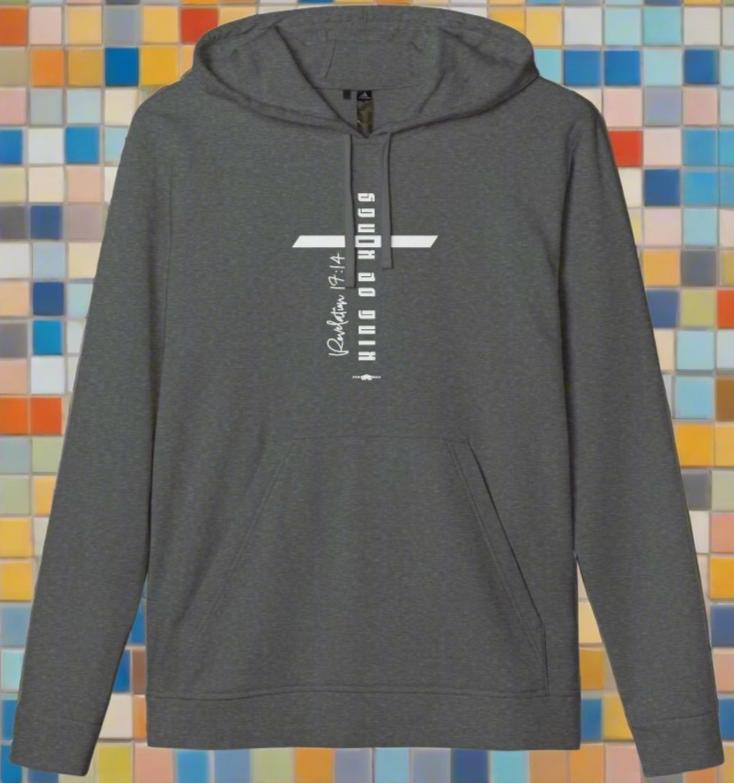 adidas Unisex Fleece Hoodie King of Kings by Frog Geeks