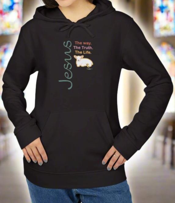 adidas Unisex Fleece Hoodie Jesus by Frog Geeks