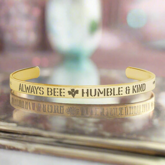 Always BEE Humble & Kind Bracelet by Frog Geeks