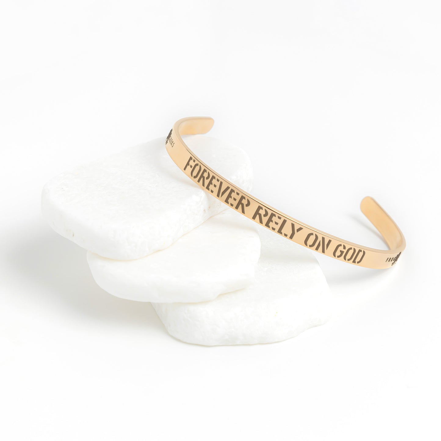 FOREVER RELY ON GOD Bracelet by Frog Geeks