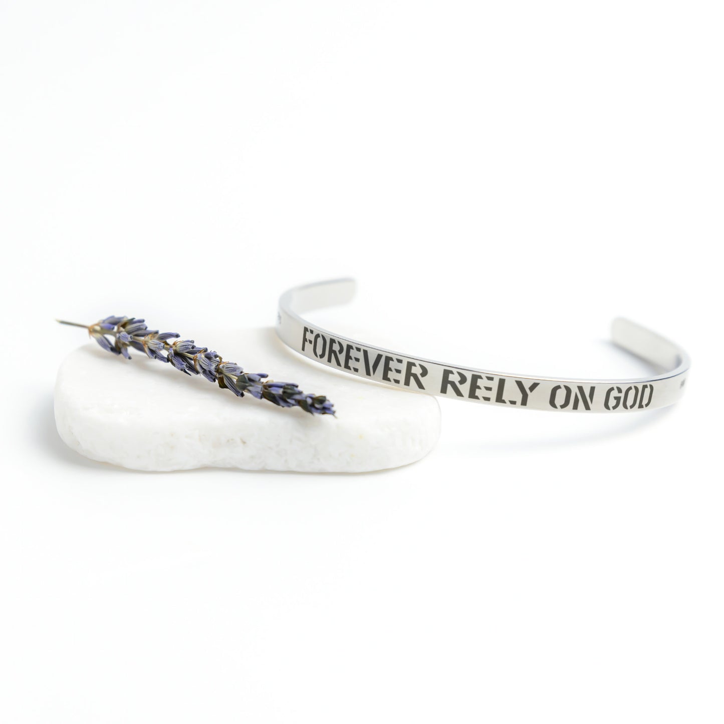 FOREVER RELY ON GOD Bracelet by Frog Geeks