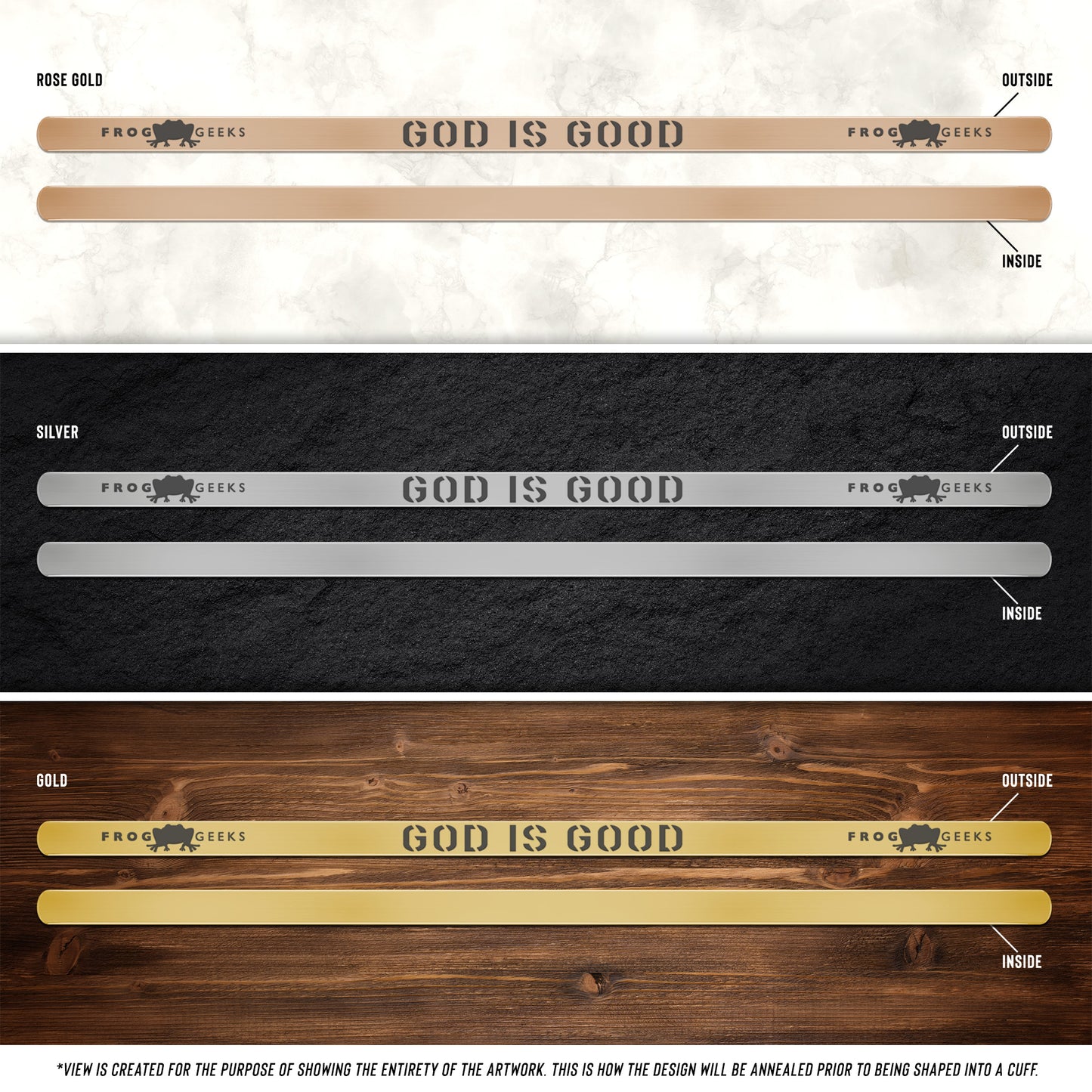 God is Good Bracelet by Frog Geeks