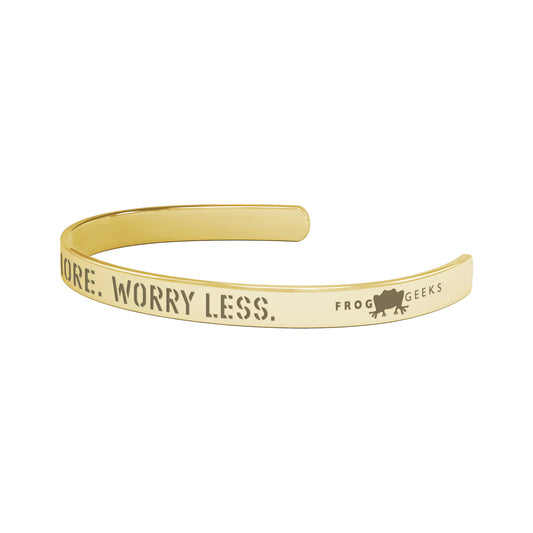 Pray More. Worry Less. Bracelet by Frog Geeks