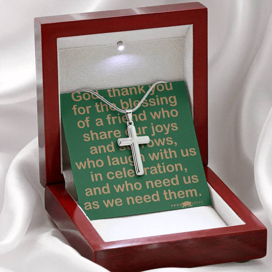 Friend Cross by Frog Geeks Original Christian Designs