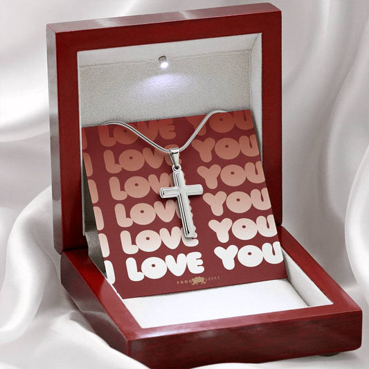 Love Cross by Frog Geeks Original Christian Designs