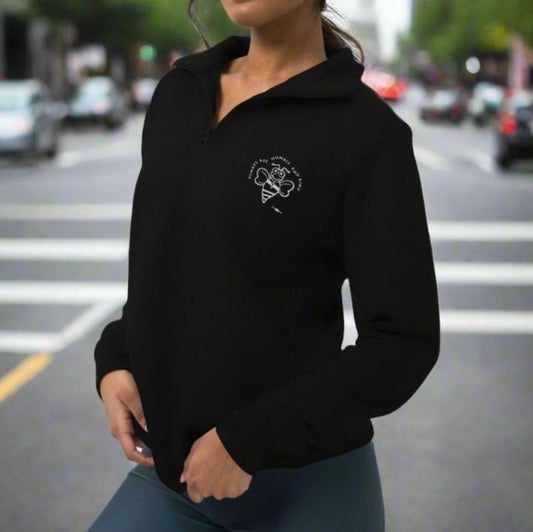 Unisex Fleece Pullover - Always Bee Humble and Kind by Frog Geeks