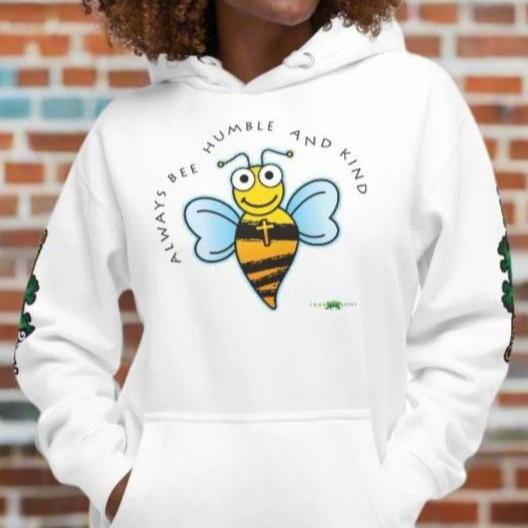 Unisex Hoodie - Always Bee Humble and Kind by Frog Geeks