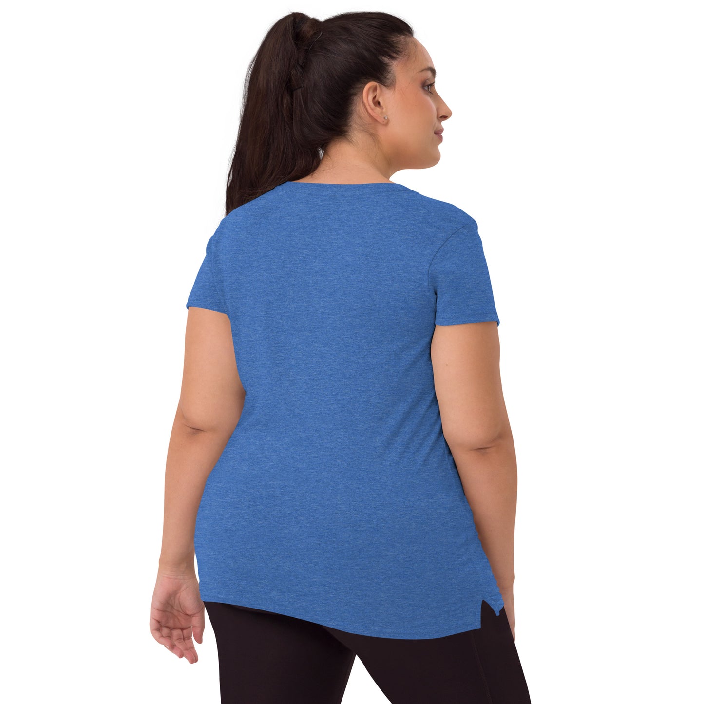 Women’s recycled v-neck t-shirt - Today is an Awesome Day by Frog Geeks